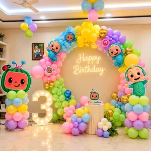 Cocomelon Ring Birthday Decoration