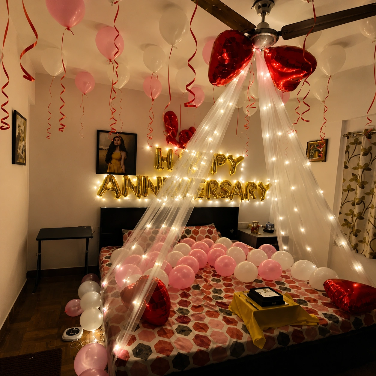 Anniversary Bed Cabana Decoration