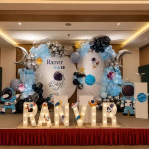 Astronaut Theme Stage Decoration