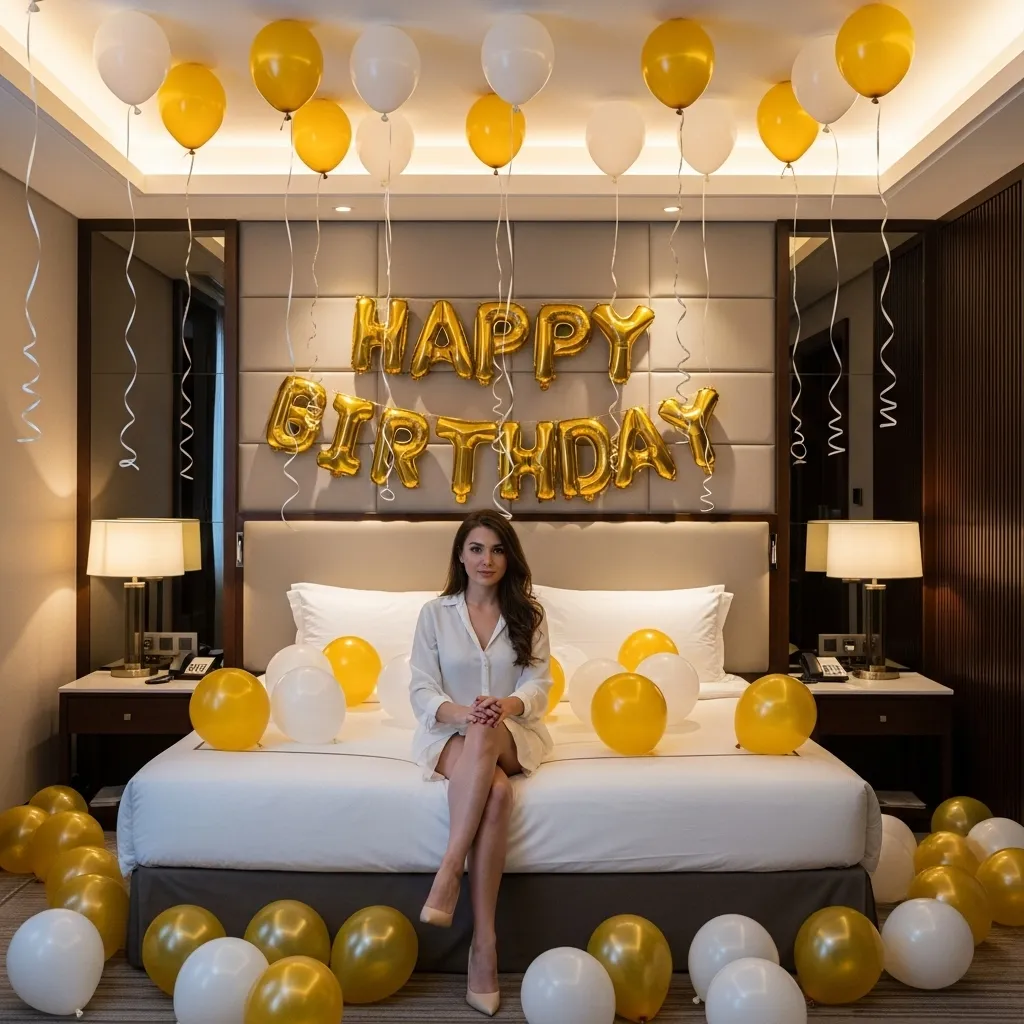 Budget friendly birthday hall decoration