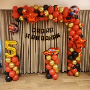 Car Theme Home Birthday Decoration