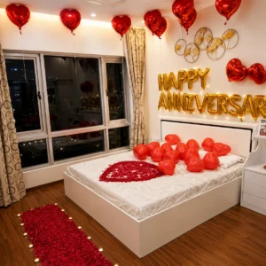 Lovely Anniversary Room Decoration