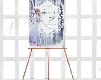 Frozen Fantasy Kids Birthday Decoration - Image 2
