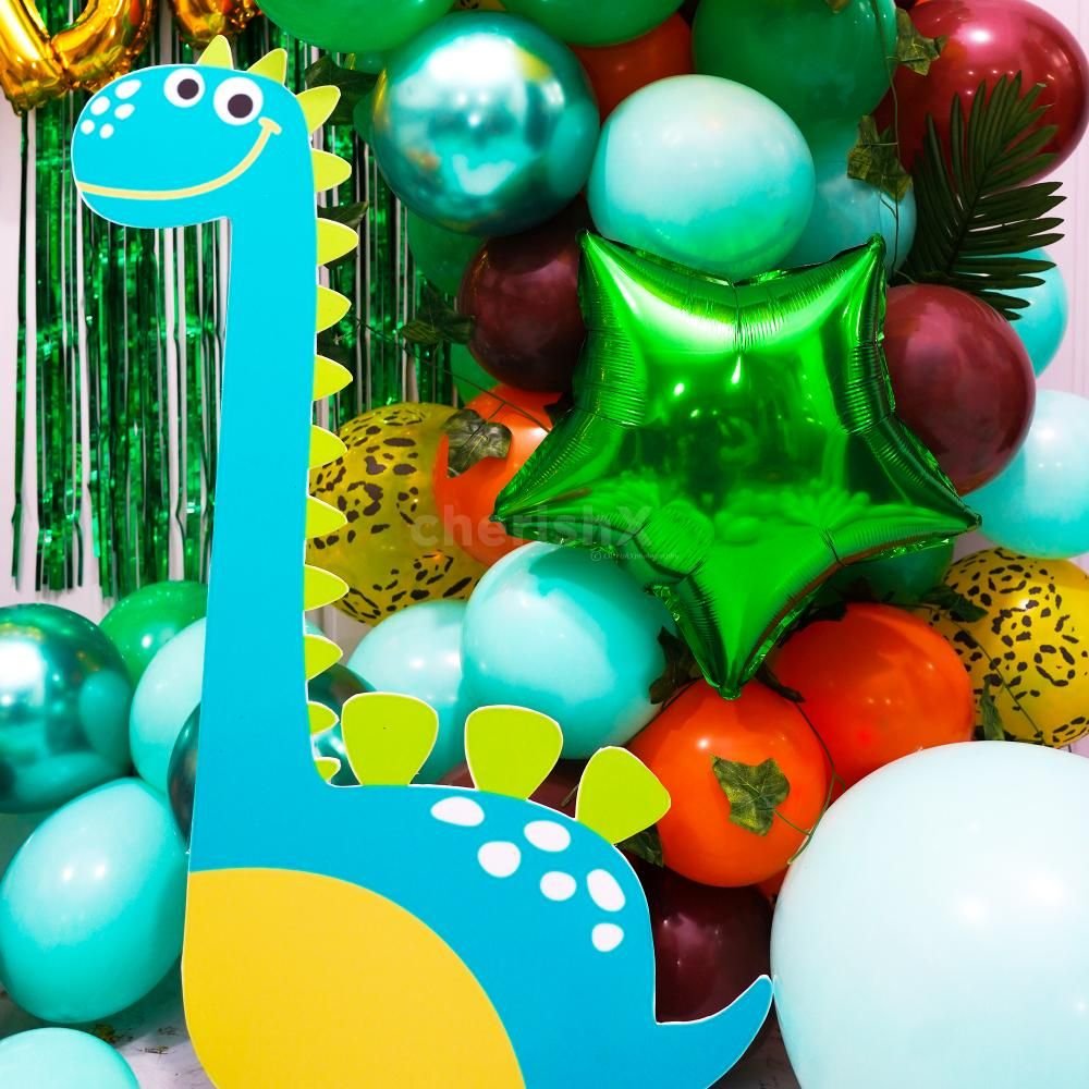 Green Dinasour Theme Birthday Decor - Image 4