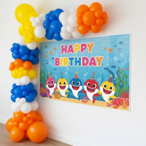 Baby Shark Ocean Birthday Setup