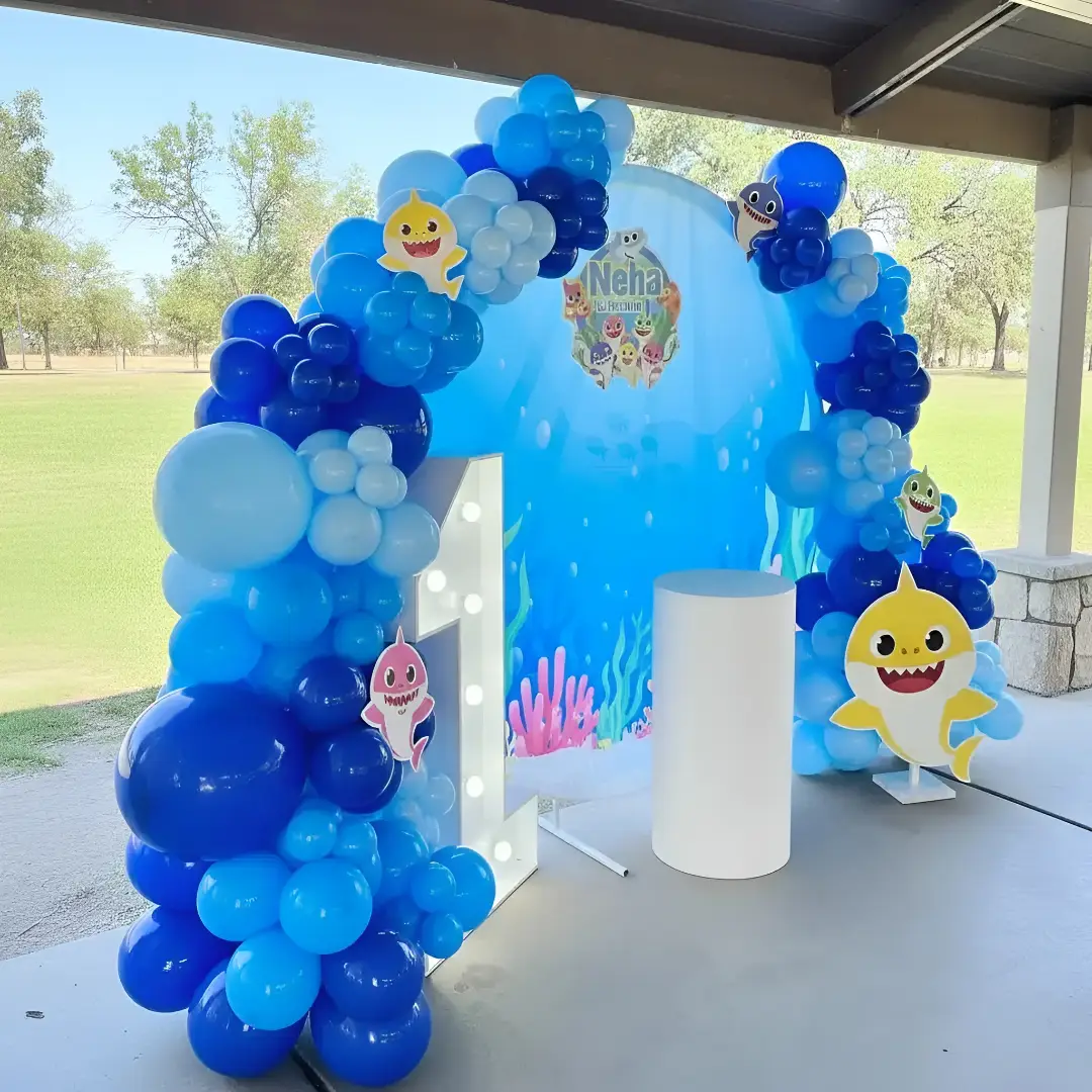 Baby Shark 1St Birthday Balloon Decoration - Image 2