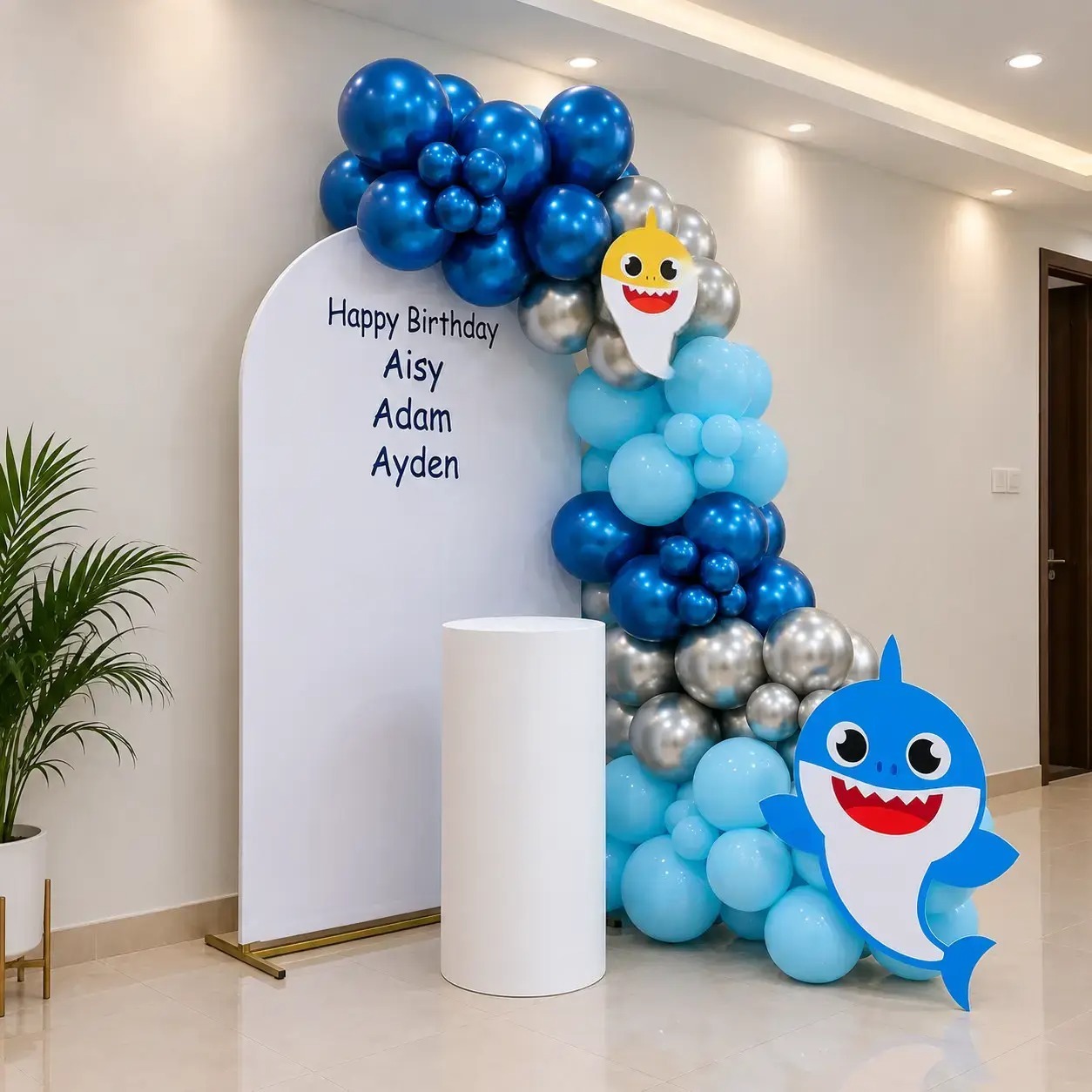 Baby Shark Ocean Party Birthday Decoration - Image 2