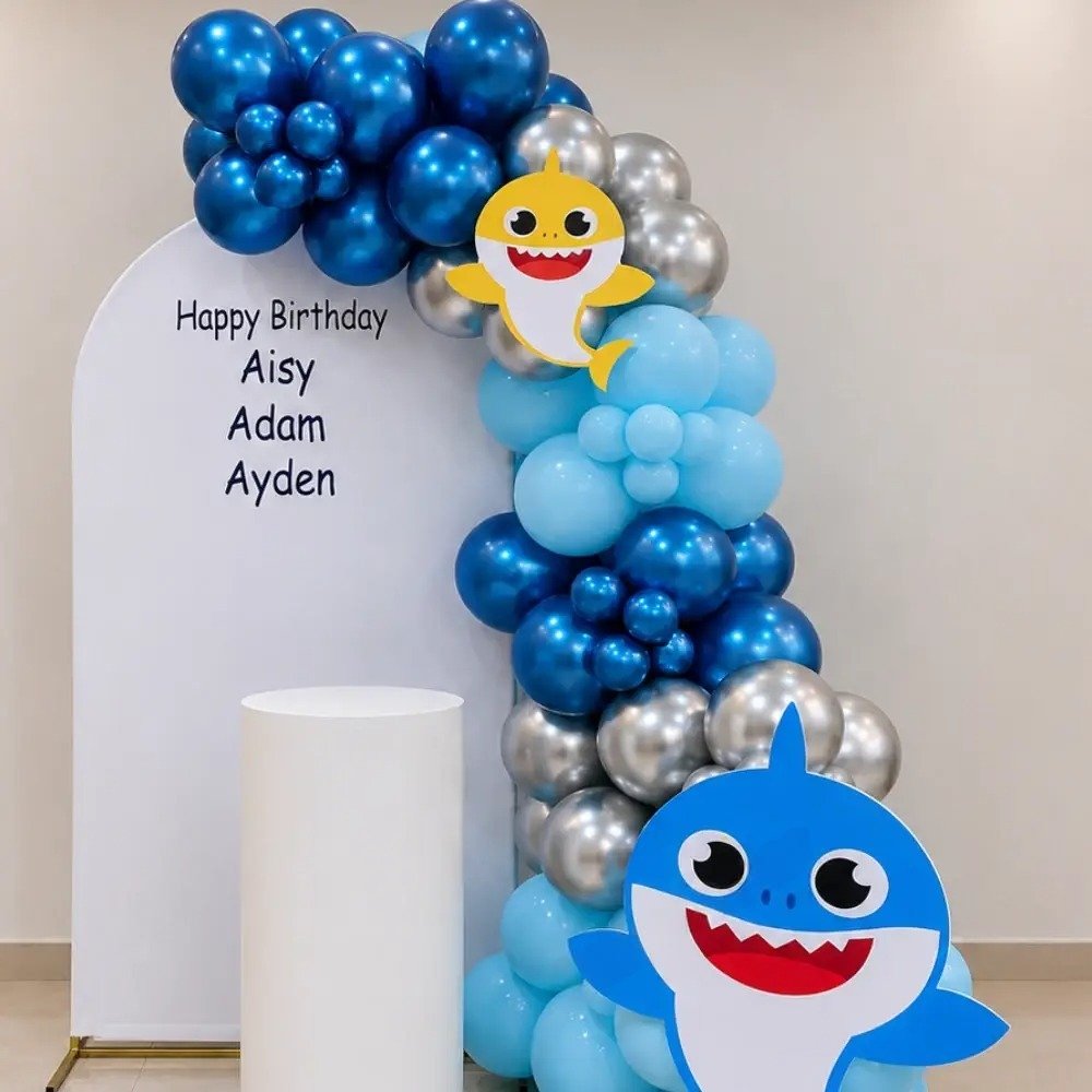 Baby Shark Ocean Party Birthday Decoration - Image 3