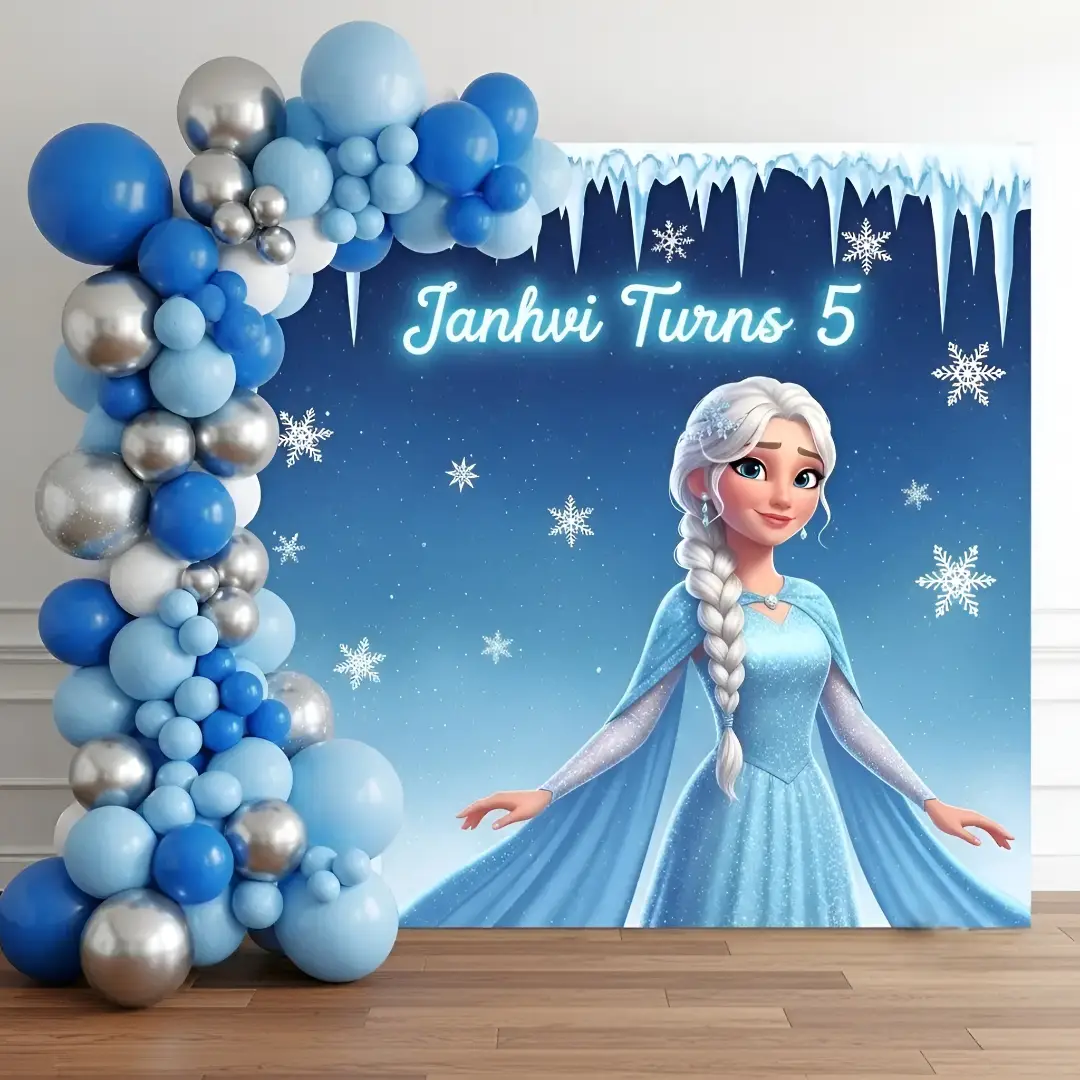 Frozen Theme Kids Birthday Decor