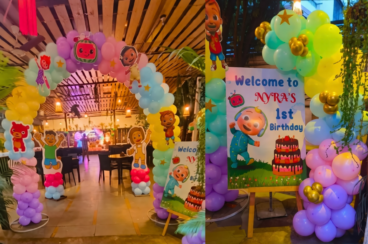 Premium Cocomelon Kids Birthday Theme Decoration At Party Hall - Image 4
