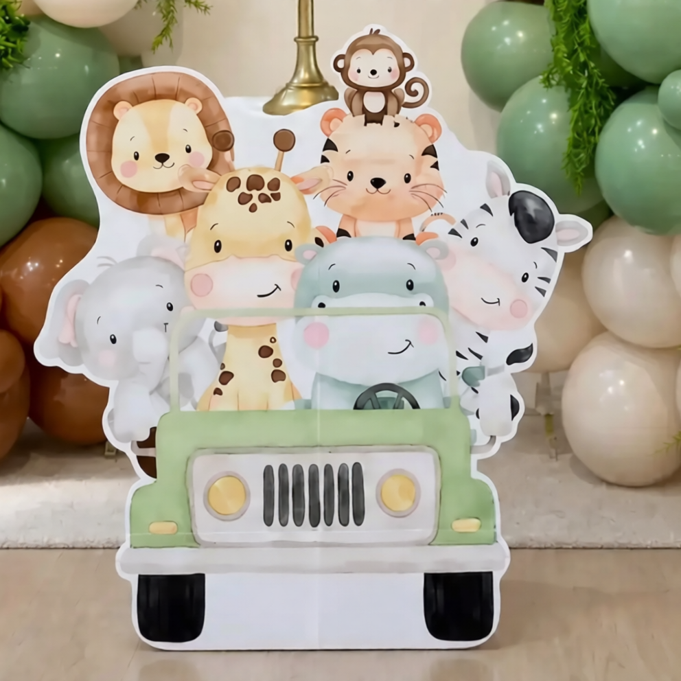 Wild Jungle Adventure Birthday Decoration - Image 2