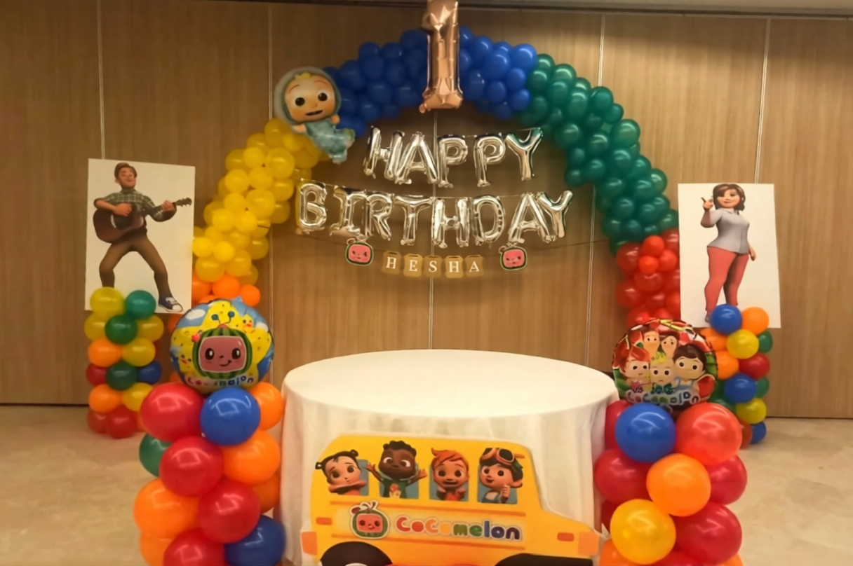 Cocomelon Birthday Theme Decoration