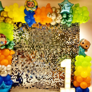 Colorful Cocomelon Sequin Decor
