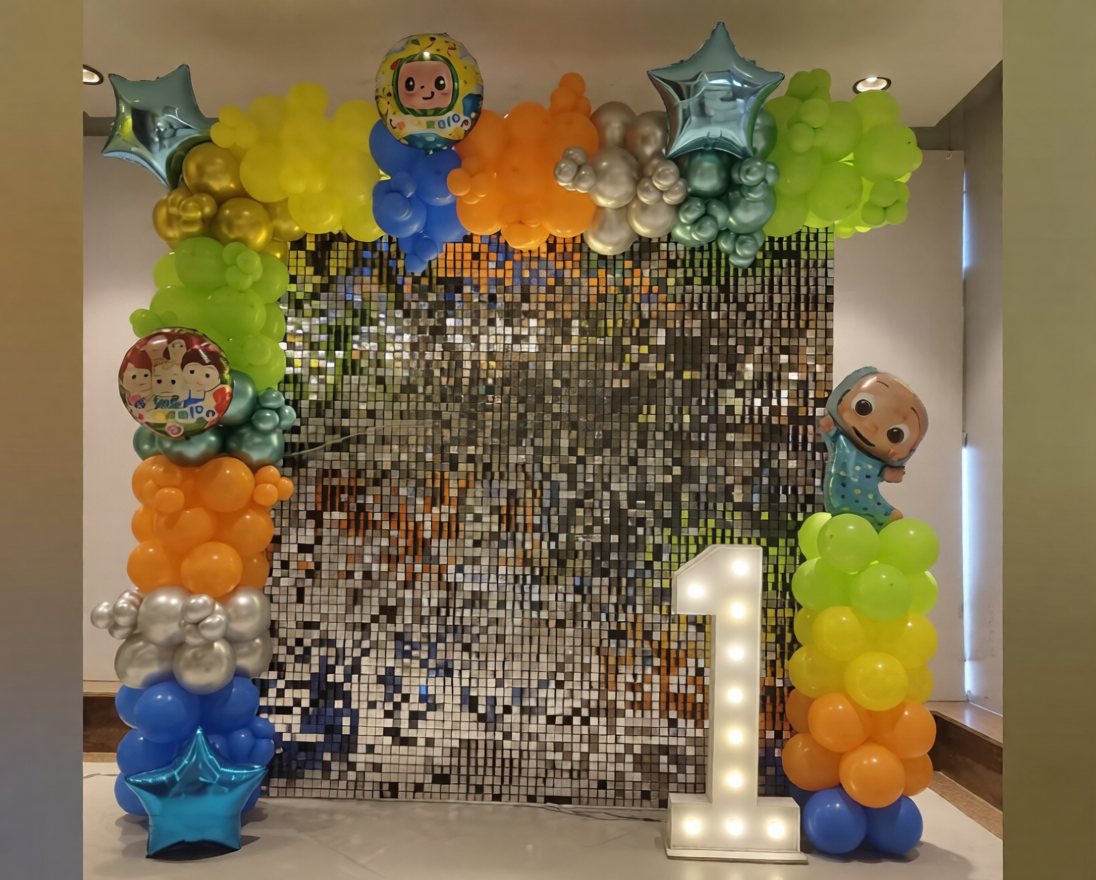 Colorful Cocomelon Sequin Decor - Image 2
