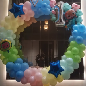 Cocomelon Birthday Ring Set Up