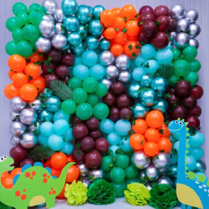 Dinosaur Theme Balloon Wall