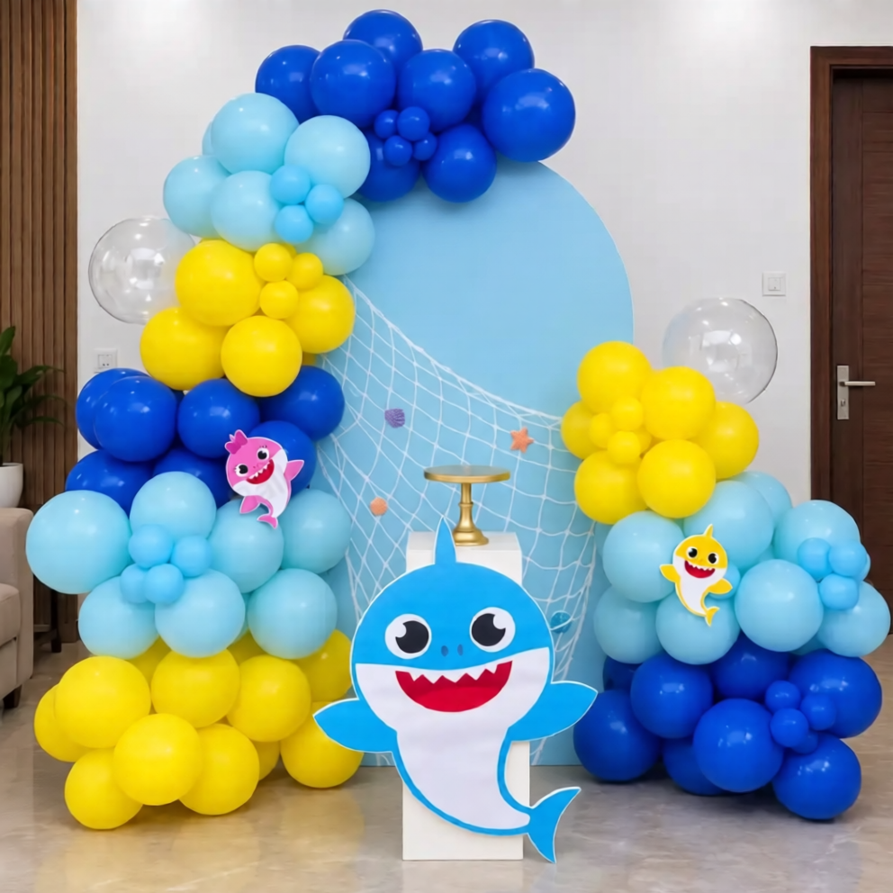 Baby Shark Ocean Adventure Birthday Decoration - Image 3