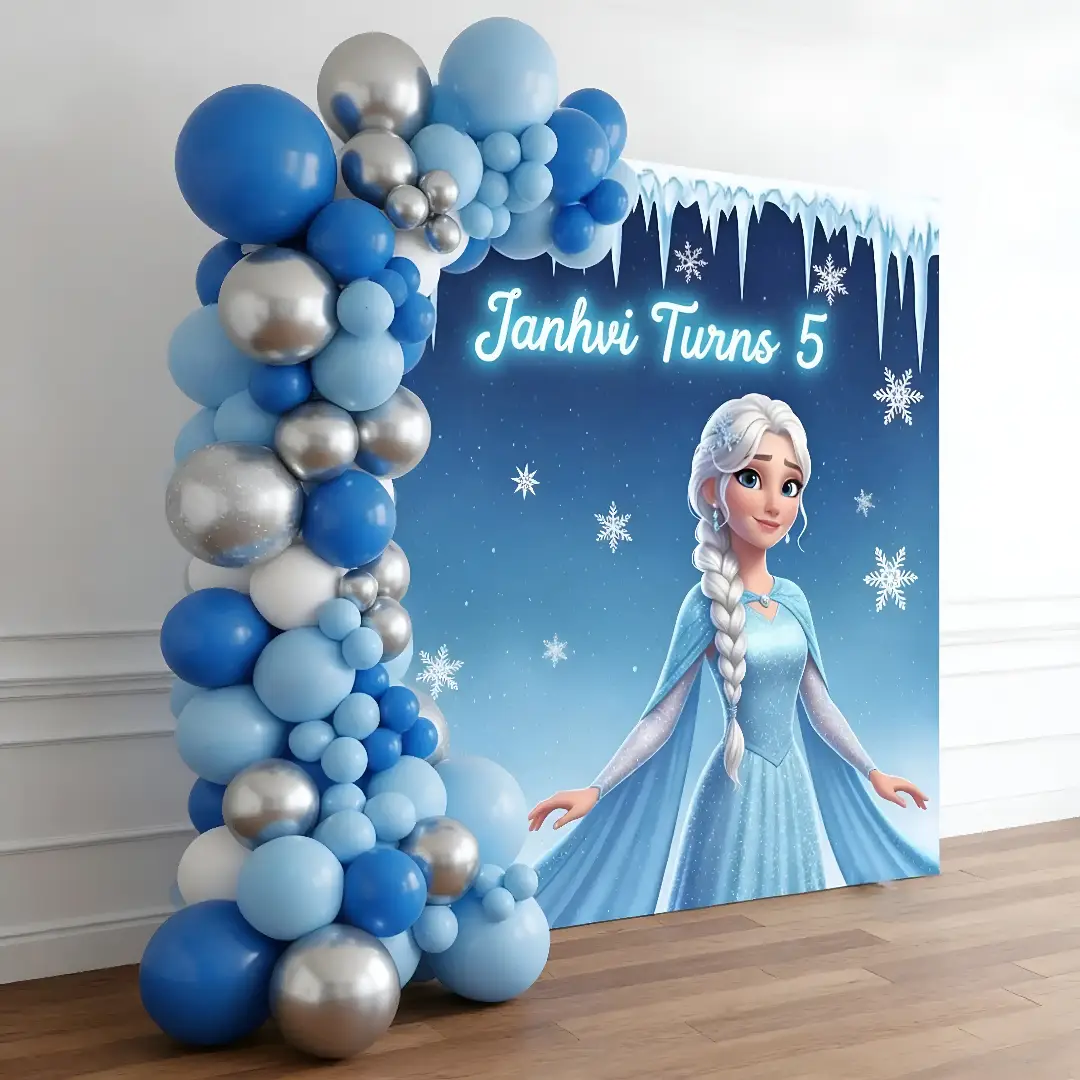 Frozen Theme Kids Birthday Decor - Image 2