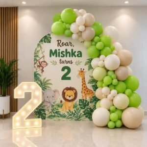 Jungle Adventure Birthday Balloon Decoration
